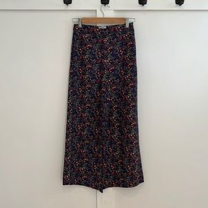 Size XS; Marine Layer Floral Wide Leg Pant